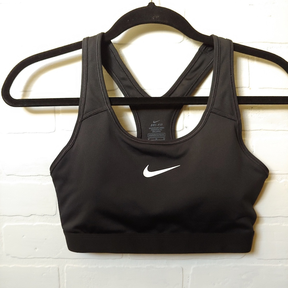 Nike Dri-Fit Black Sports Bra Size M Like New